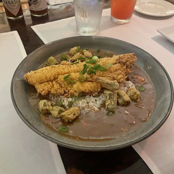Red Fish Grill - Crispy Fried Catfish with Shrimp Étouffée - Seafood Near Me - New Orleans, Louisiana Red Fish Grill - Crispy Fried Catfish with Shrimp Étouffée - Seafood Near Me - New Orleans, Louisiana