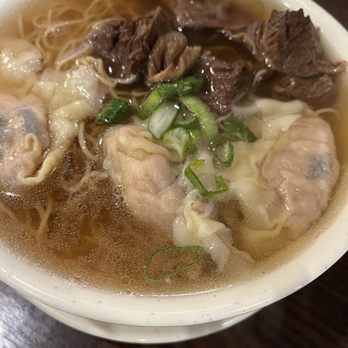 Wonton Noodle House - Dumplings with beef brisket. Filling! - Noodles Near Me - Edmonds, Washington Wonton Noodle House - Dumplings with beef brisket. Filling! - Noodles Near Me - Edmonds, Washington