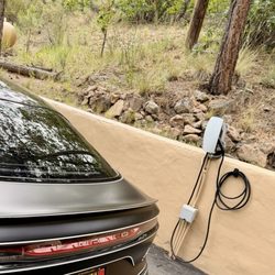 Complementary Tesla destination EV charging for electric vehicles