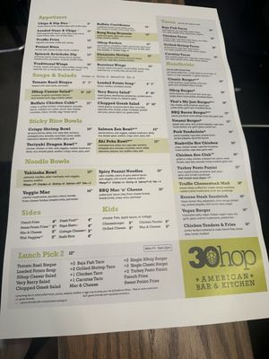 Menu photo 1 30hop OMAHA N, NE