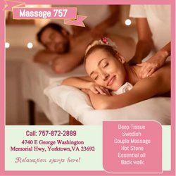 Massage 757 - What better way to give that gift than share that gift in our inviting Couples Massage Rooms...