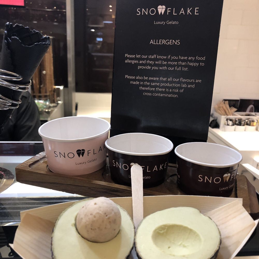 Snowflake Luxury Gelato - Desserts Near Me - London, XGL