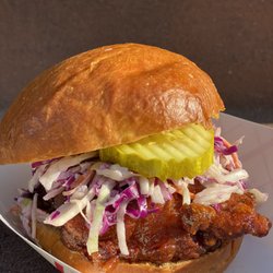 Fly Private Social - Triple H (Hawaii's Habanero Honey) Fried Chicken Sandwich