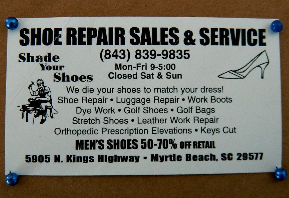SHOE REPAIR SALES & SERVICE Updated October 2024 5903 N Kings Hwy