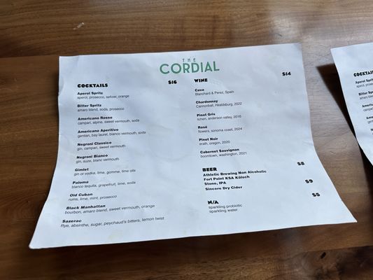 The Cordial by null