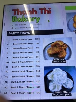 Menu photo 7 Thanh Thi Bakery Garden Grove, CA Menu photo 7 Thanh Thi Bakery Garden Grove, CA