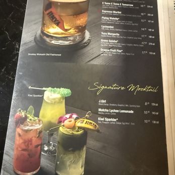 JINYA Ramen Bar - TrailHead - Menu - signature cocktails and mocktails - Tapas/Small Plates Near Me - Peoria, Arizona