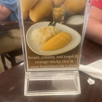 Pad Thai - Table ad for Mango Sticky Rice - Thai Near Me - Saint Louis, Missouri
