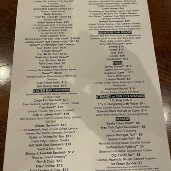 Oyster Bar - Menu - Seafood Near Me - Sparks, Nevada Oyster Bar - Menu - Seafood Near Me - Sparks, Nevada