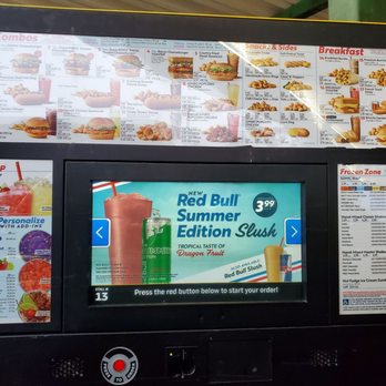 Sonic Drive-In - menus on a vending machine - Fast Food Near Me - Petal, Mississippi