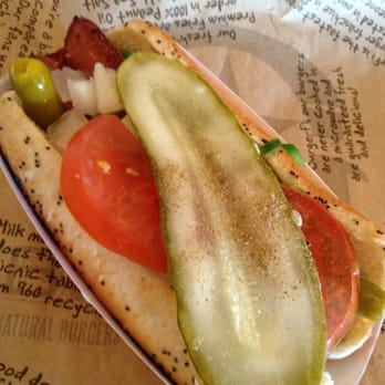 BurgerFi - Chicago dog is the real deal! - Burgers Near Me - Aventura, Florida BurgerFi - Chicago dog is the real deal! - Burgers Near Me - Aventura, Florida
