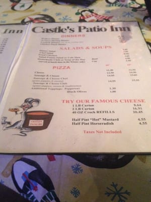 Menu photo 5 Castle's Patio Inn Peoria, IL Menu photo 5 Castle's Patio Inn Peoria, IL