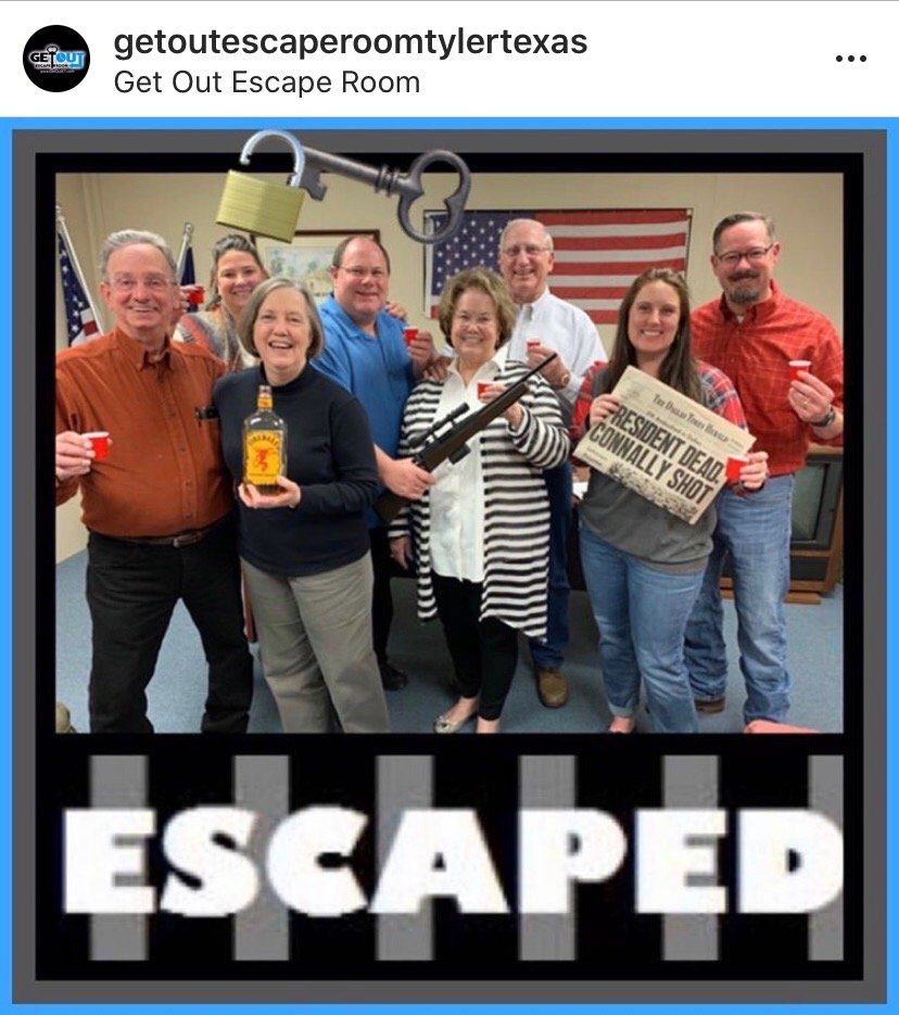 Social spots from Get Out Escape Room