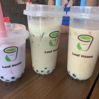 Leaf House - taro milk tea, chocolate matcha tea, and brown sugar milk tea. - Bubble Tea Near Me - Cooper City, Florida Leaf House - taro milk tea, chocolate matcha tea, and brown sugar milk tea. - Bubble Tea Near Me - Cooper City, Florida