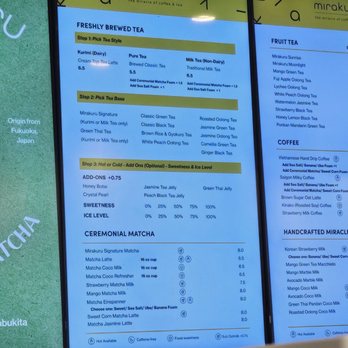 Mirakuru - Menu (04/2025) - Coffee & Tea Near Me - Garden Grove, California Mirakuru - Menu (04/2025) - Coffee & Tea Near Me - Garden Grove, California