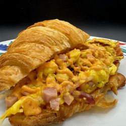 Our Loaded Croissant Sammy; the perfect start to the morning