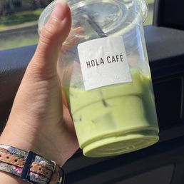 Matcha latte w/almond milk Matcha latte w/almond milk