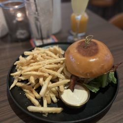 The Industry - Burger and Parmesan fries