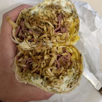 Nate's Korner - Pastrami breakfast burrito (no cheese) - Breakfast & Brunch Near Me - Santa Ana, California Nate's Korner - Pastrami breakfast burrito (no cheese) - Breakfast & Brunch Near Me - Santa Ana, California