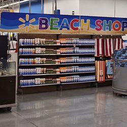 Walmart - Bill Lewis of Vero Beach, Florida, checking out the 24-hour Walmart in Cancun, Mexico.
