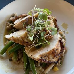Fabulously moist chicken breast. Fabulously moist chicken breast.