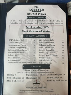 Menu photo 1 The Lobster Gloucester, MA Menu photo 1 The Lobster Gloucester, MA