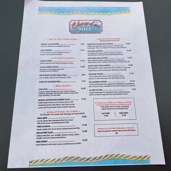 Chowder Hut - Menu - Seafood Near Me - San Francisco, California Chowder Hut - Menu - Seafood Near Me - San Francisco, California