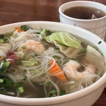 Moe Pho - Noodles & Cafe - Wonton soup with shrimp and noodles. - Vietnamese Near Me - Pendleton, Oregon Moe Pho - Noodles & Cafe - Wonton soup with shrimp and noodles. - Vietnamese Near Me - Pendleton, Oregon