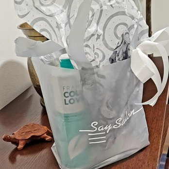 Say Salon Hair Design - When is the last time your stylist gave you your products in a cute bag :) - Cosmetics & Beauty Supply Near Me - Folsom, California Say Salon Hair Design - When is the last time your stylist gave you your products in a cute bag :) - Cosmetics & Beauty Supply Near Me - Folsom, California