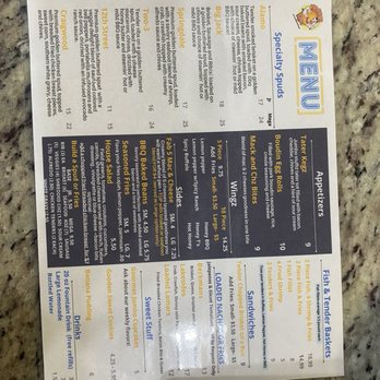 TaterQue - Menu - Barbeque Near Me - Pflugerville, Texas
