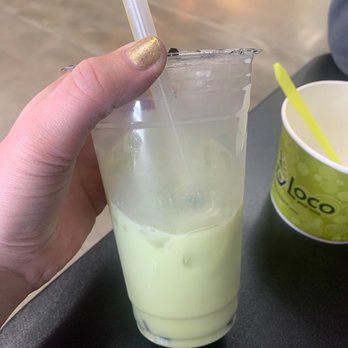 Kiwi Loco - Twin Falls - Honeydew Milk Tea Boba Iced Drink - Ice Cream & Frozen Yogurt Near Me - Twin Falls, Idaho