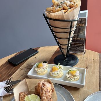 Paper Plane - Truffle Fries, Deviled Eggs, & Crispy Wings - Cocktail Bars Near Me - San Jose, California Paper Plane - Truffle Fries, Deviled Eggs, & Crispy Wings - Cocktail Bars Near Me - San Jose, California