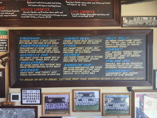 Menu photo 5 Tony's Bar & Deli Placentia, CA
