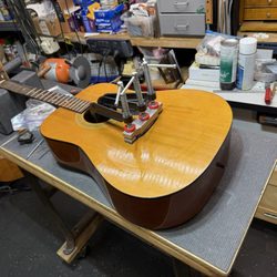 Aguitarman Guitar Repair - Bridge repair