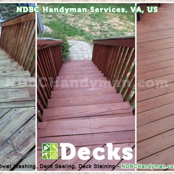 NDBC Handyman Services - Decks: Power Washing, Deck Sealing, Deck Staining - Handyman Near Me - Leesburg, Virginia NDBC Handyman Services - Decks: Power Washing, Deck Sealing, Deck Staining - Handyman Near Me - Leesburg, Virginia