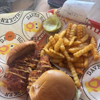 Dave's Hot Chicken - Dave's #2 2 Sliders w/ Fries - Chicken Shop Near Me - Florence, Kentucky