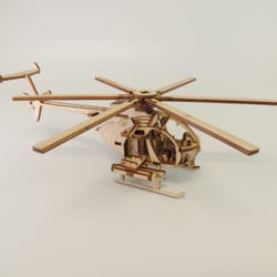 Attention Ink - PLaYWOOD Models available (OH6 Little Bird shown)