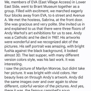 The Brant Foundation - EVA's visit to the museum. - Art Museums Near Me - New York, New York The Brant Foundation - EVA's visit to the museum. - Art Museums Near Me - New York, New York