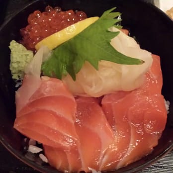 Soba-ya - Oyako Don (Fresh salmon sashimi & salmon roe) - Japanese Near Me - New York, New York Soba-ya - Oyako Don (Fresh salmon sashimi & salmon roe) - Japanese Near Me - New York, New York