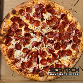 Scratch Pizza - Classic hand toss brick oven pizza - Pizza Near Me - Riverside, California