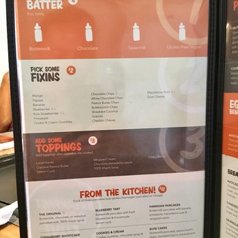 Slappy Cakes - Menu 1 of 3 - October 2017 - VN - Breakfast & Brunch Near Me - Lahaina, Hawaii