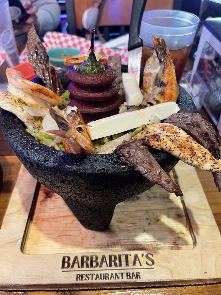 Food from Barbarita’s Restaurant Bar