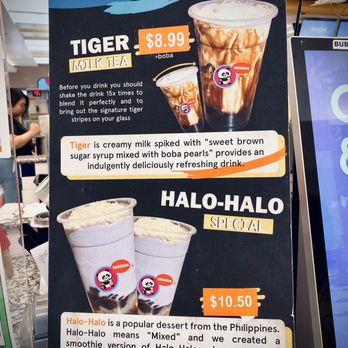 Bubbletea Station - Advertisement for the Tiger Milktea Tea and Halo-Halo flavors - Bubble Tea Near Me - Reno, Nevada Bubbletea Station - Advertisement for the Tiger Milktea Tea and Halo-Halo flavors - Bubble Tea Near Me - Reno, Nevada