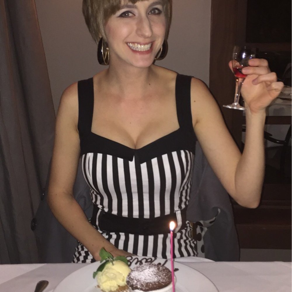 Bistro 45 - Custom-made birthday dessert for my super smoking hot girlfriend! - New American Near Me - Pasadena, California