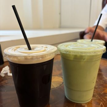 Café 346 - nitro cold brew & matcha latte - medium - Breakfast & Brunch Near Me - New York, New York Café 346 - nitro cold brew & matcha latte - medium - Breakfast & Brunch Near Me - New York, New York
