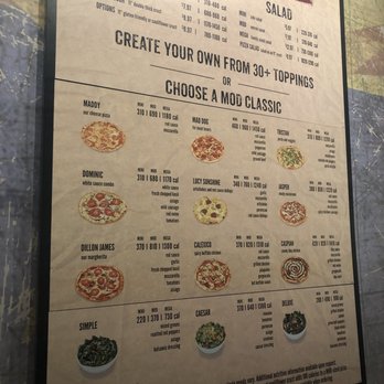 MOD Pizza - Menu - Fast Food Near Me - Tucson, Arizona MOD Pizza - Menu - Fast Food Near Me - Tucson, Arizona