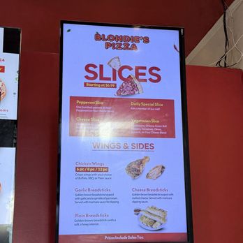 Blondie’s Pizza - Menu for slices - Pizza Near Me - Berkeley, California