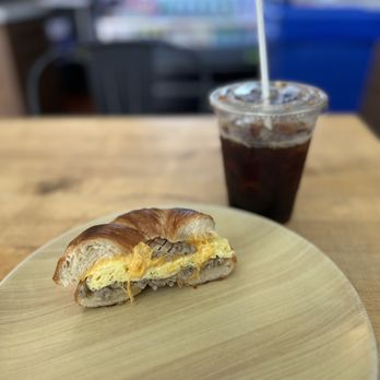 Beanstalk Cafe - Cragel Sando and Iced Brew - Coffee & Tea Near Me - San Francisco, California