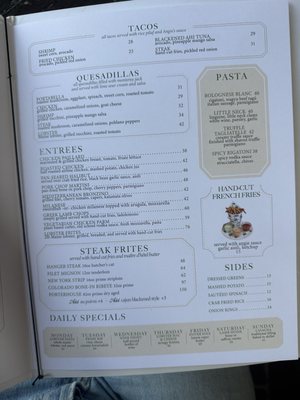 Menu photo 2 Bar Angie Washington, DC, DC