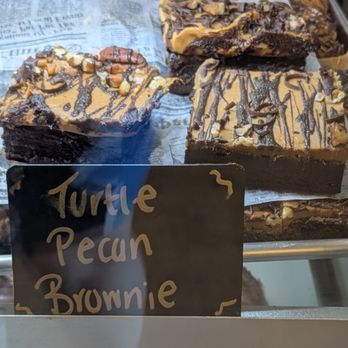 Detroit Perk Coffee House - Turtle pecan brownie - Coffee & Tea Near Me - Dearborn Heights, Michigan Detroit Perk Coffee House - Turtle pecan brownie - Coffee & Tea Near Me - Dearborn Heights, Michigan